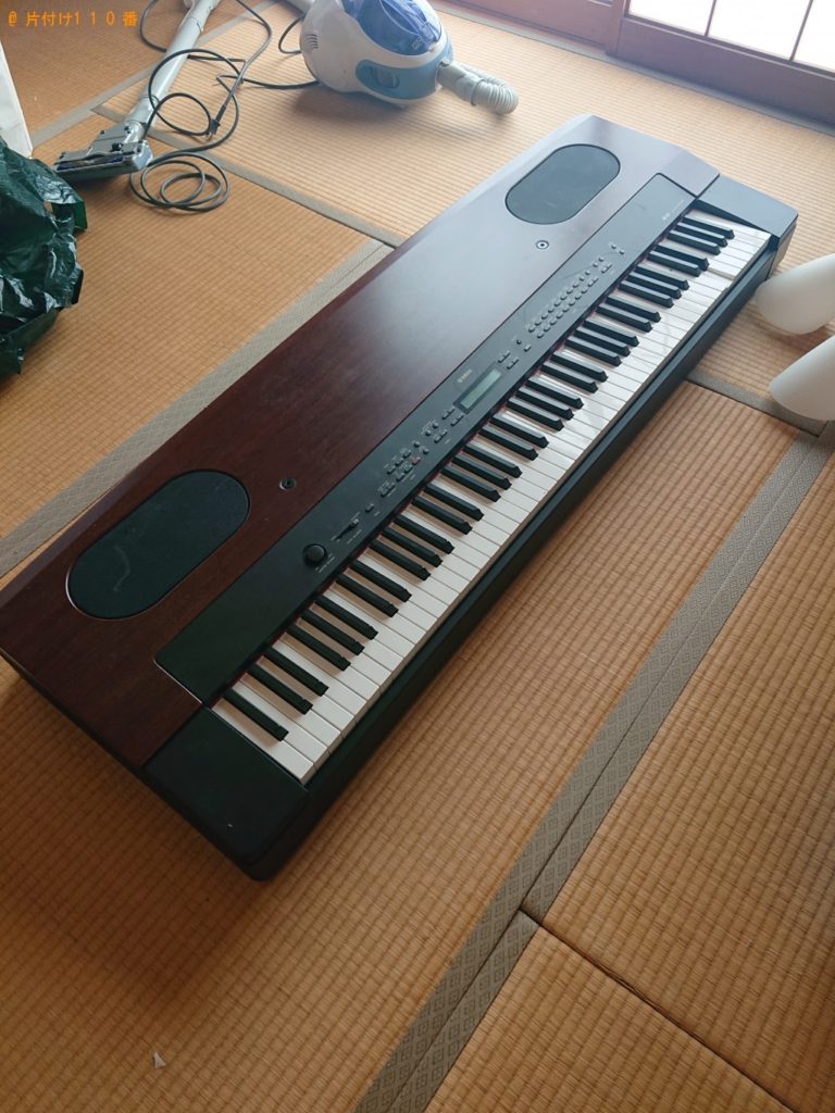 【生駒市小明町】電子ピアノの回収・処分ご依頼　お客様の声