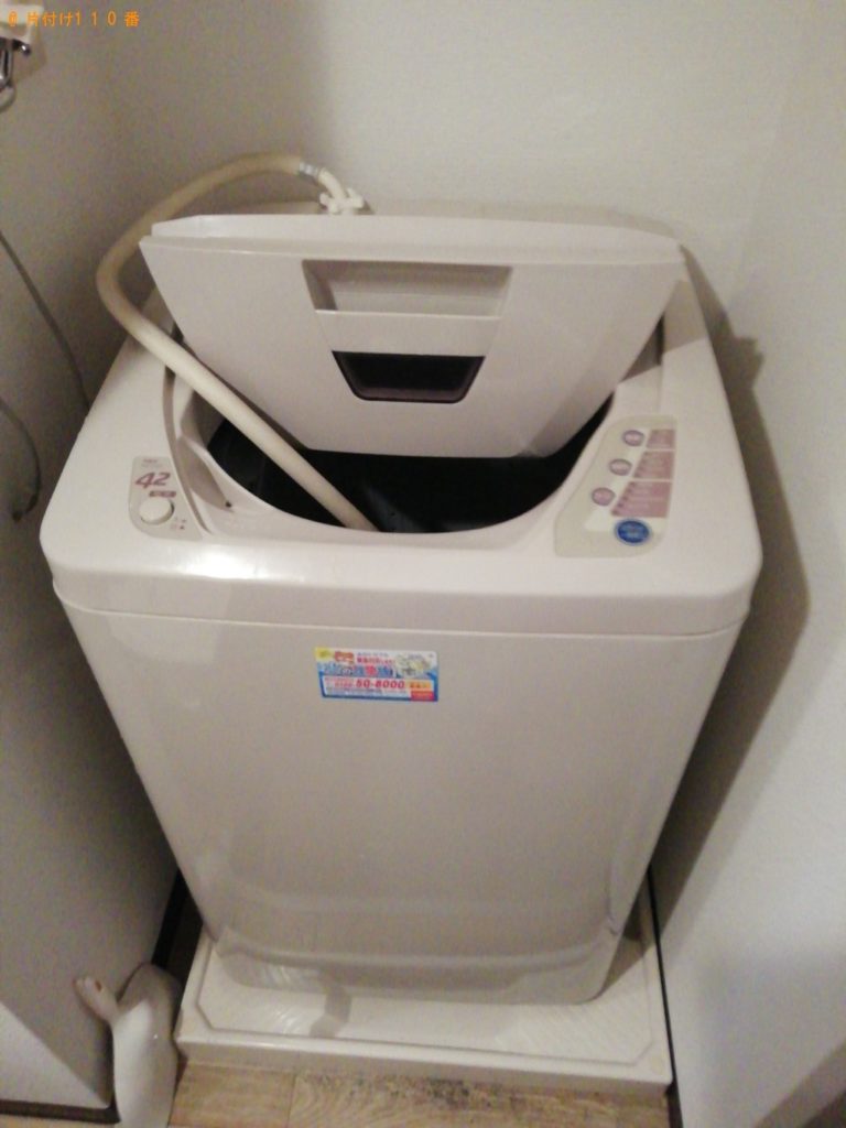 【橿原市久米町】洗濯機、電子レンジの回収・処分　お客様の声