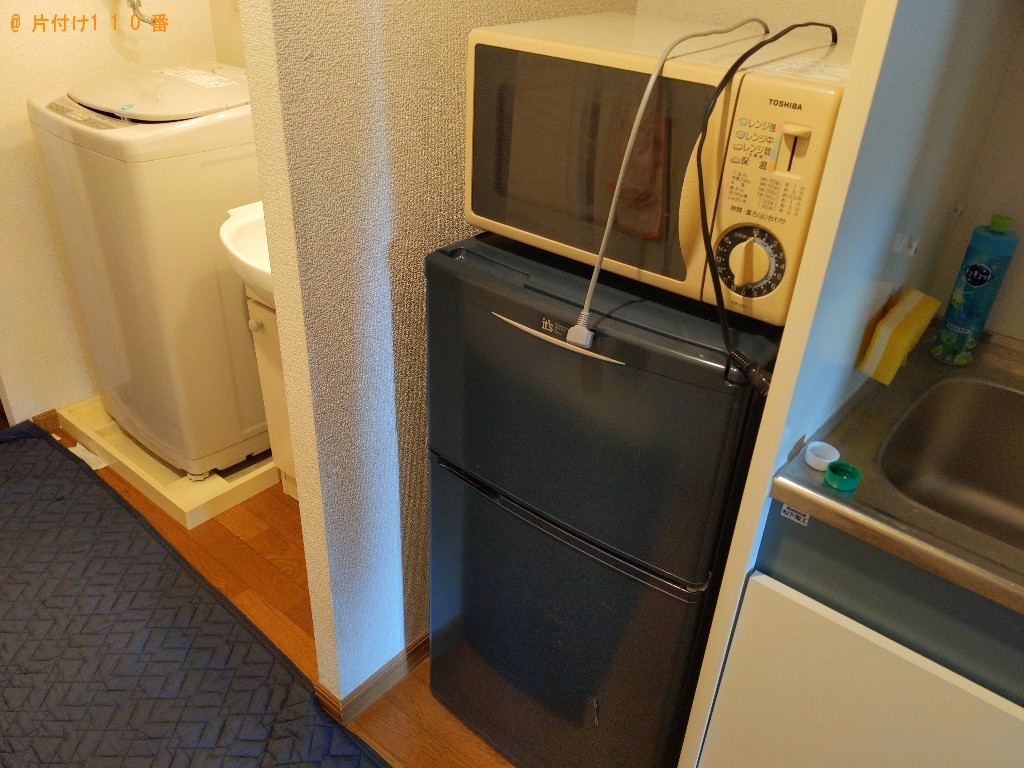 【奈良市西大寺本町】冷蔵庫、洗濯機、電子レンジ、家具等の回収