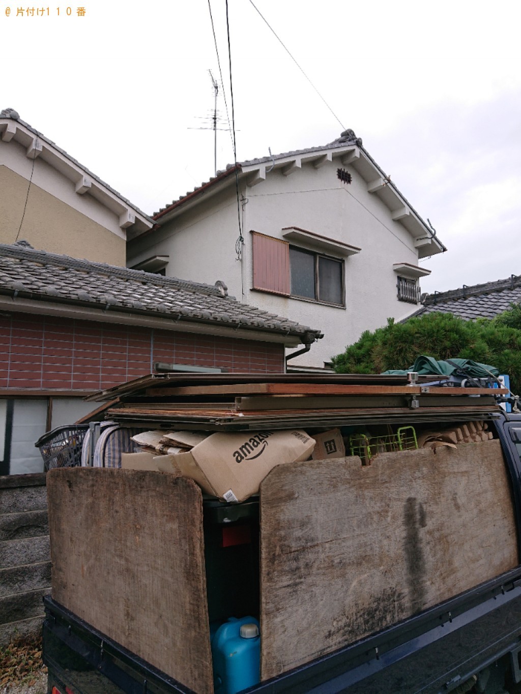 【橿原市】冷蔵庫、トースター、折り畳みベッド、一輪車、枝等の回収