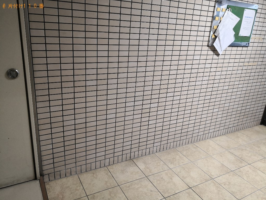 【奈良市芝辻町】マットレス付きセミダブルベッドの回収・処分ご依頼