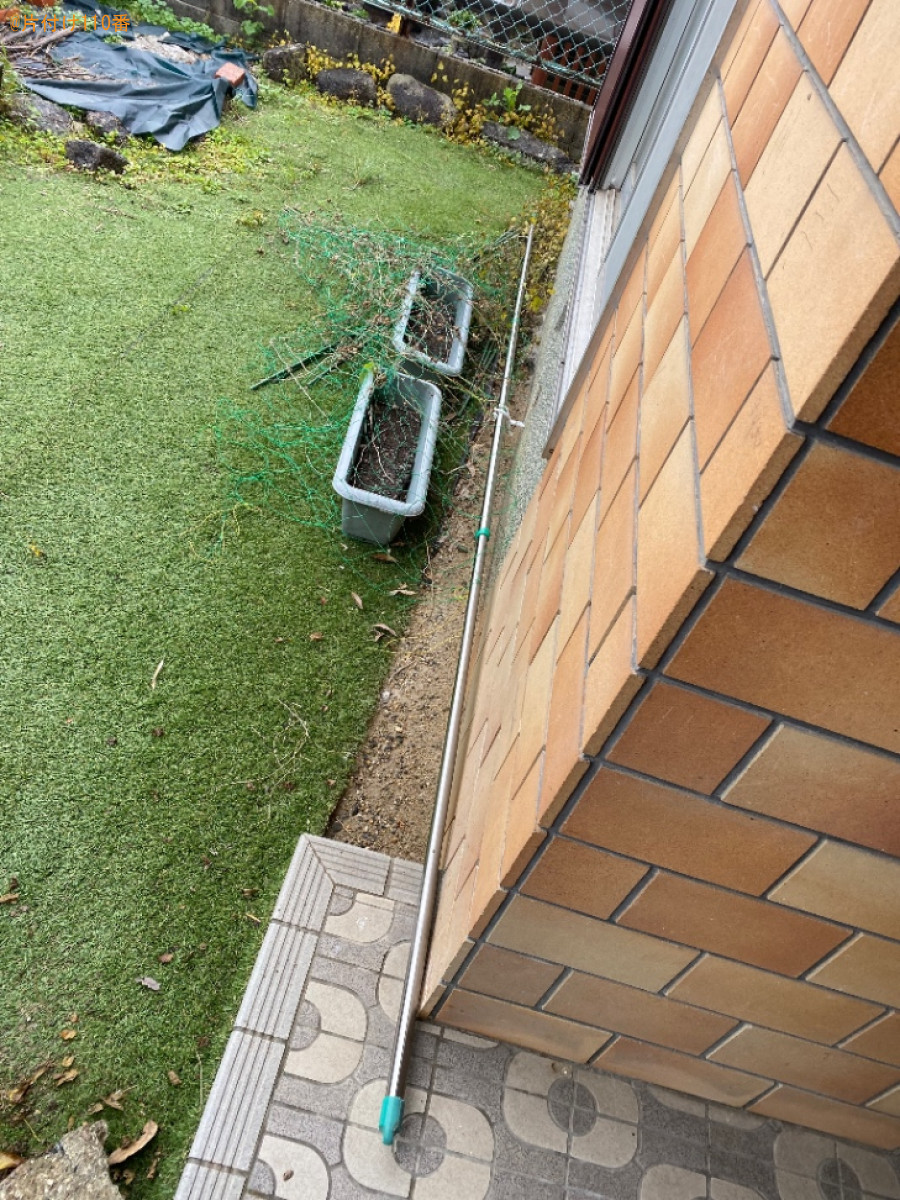 【葛城市】挟まった物干し竿を取る作業ご依頼　お客様の声