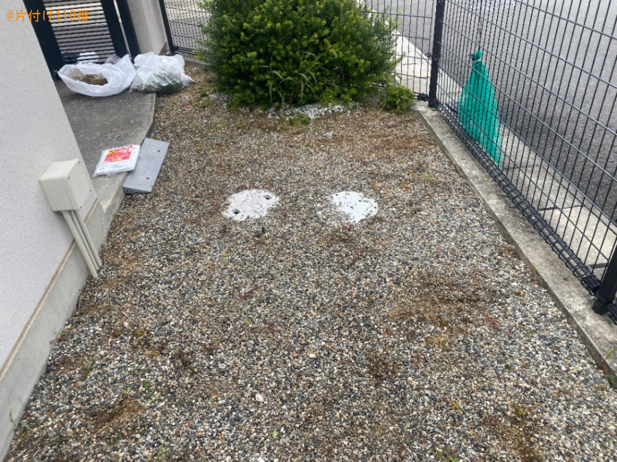 【奈良市古市町】草刈り、草むしり作業ご依頼　お客様の声