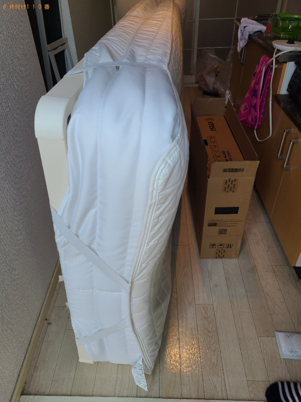 シングルベッドマットレス、ＰＣモニタ、自転車の回収・処分ご依頼