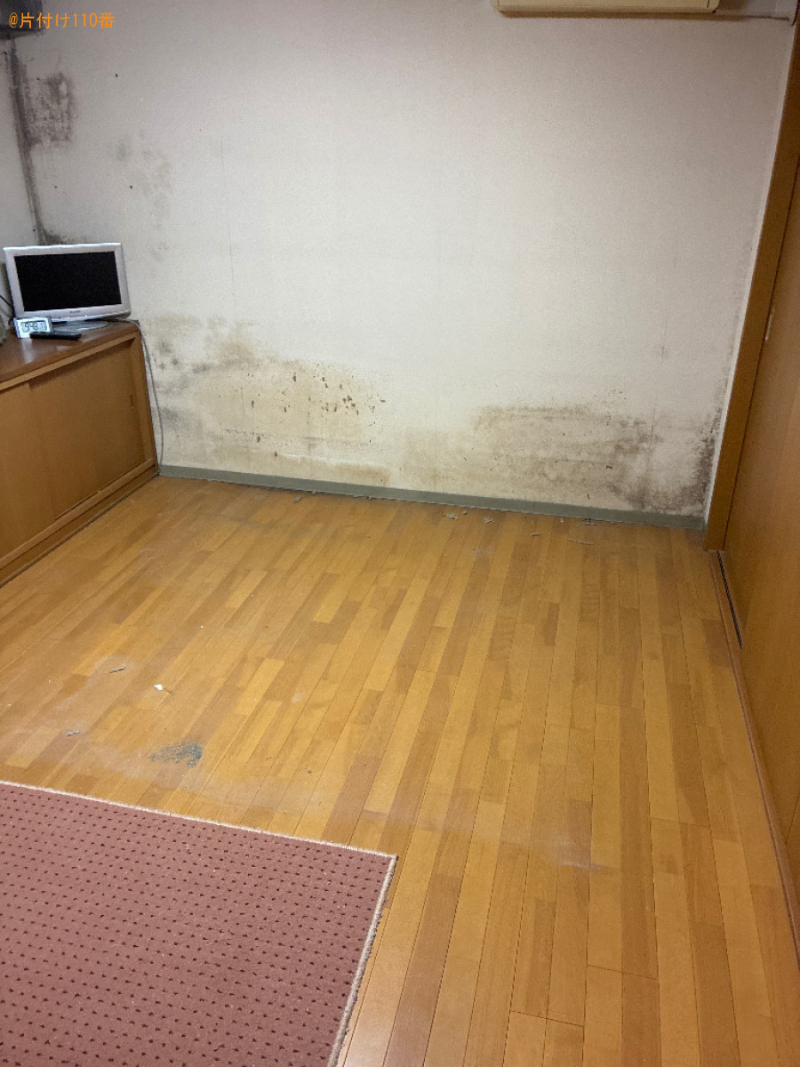 【奈良市西大寺国見町】マットレス付きシングルベッドの回収・処分